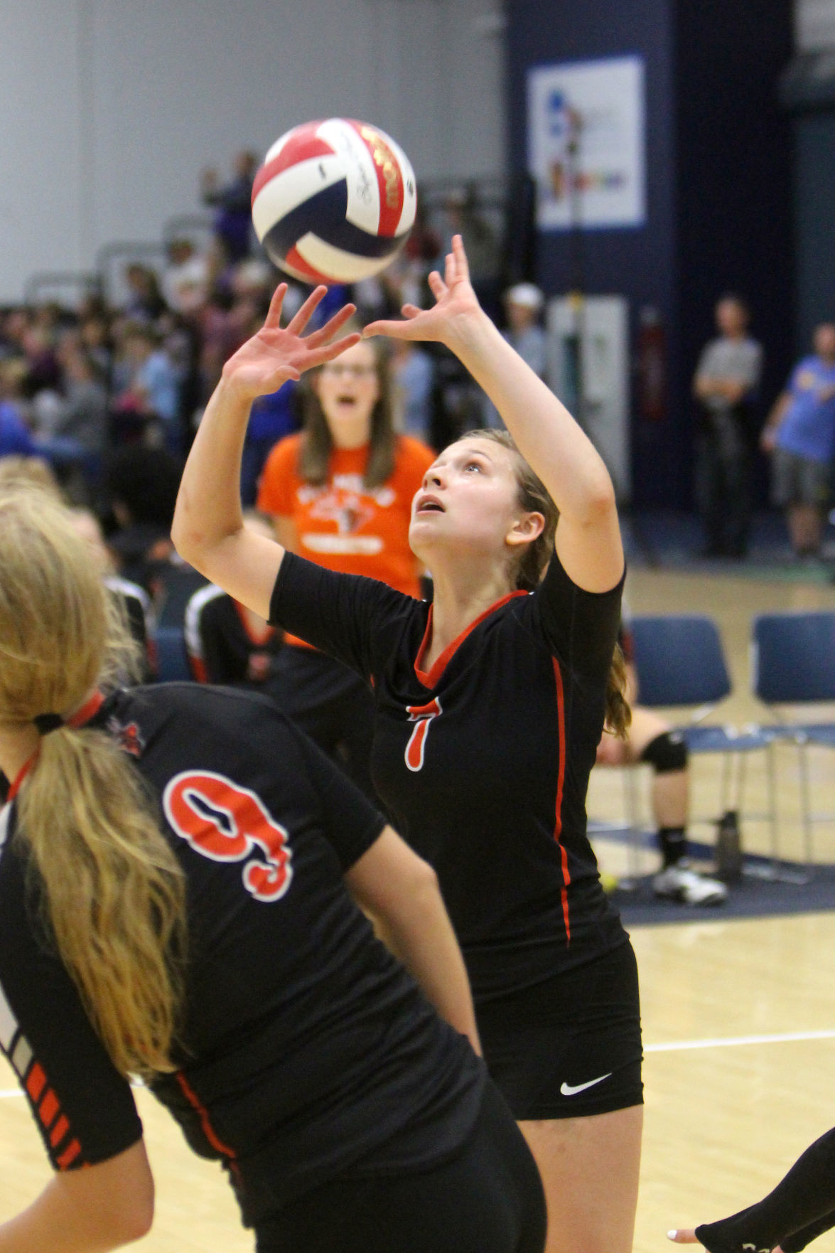Prep volleyball sprawl at UW-Stout 8-31-19